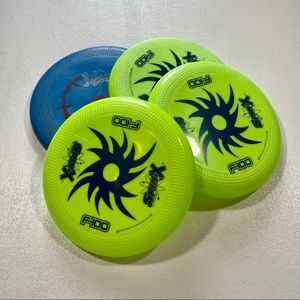 4 Pack Frisbees Flying Disc Golf Spin-X F100 F140